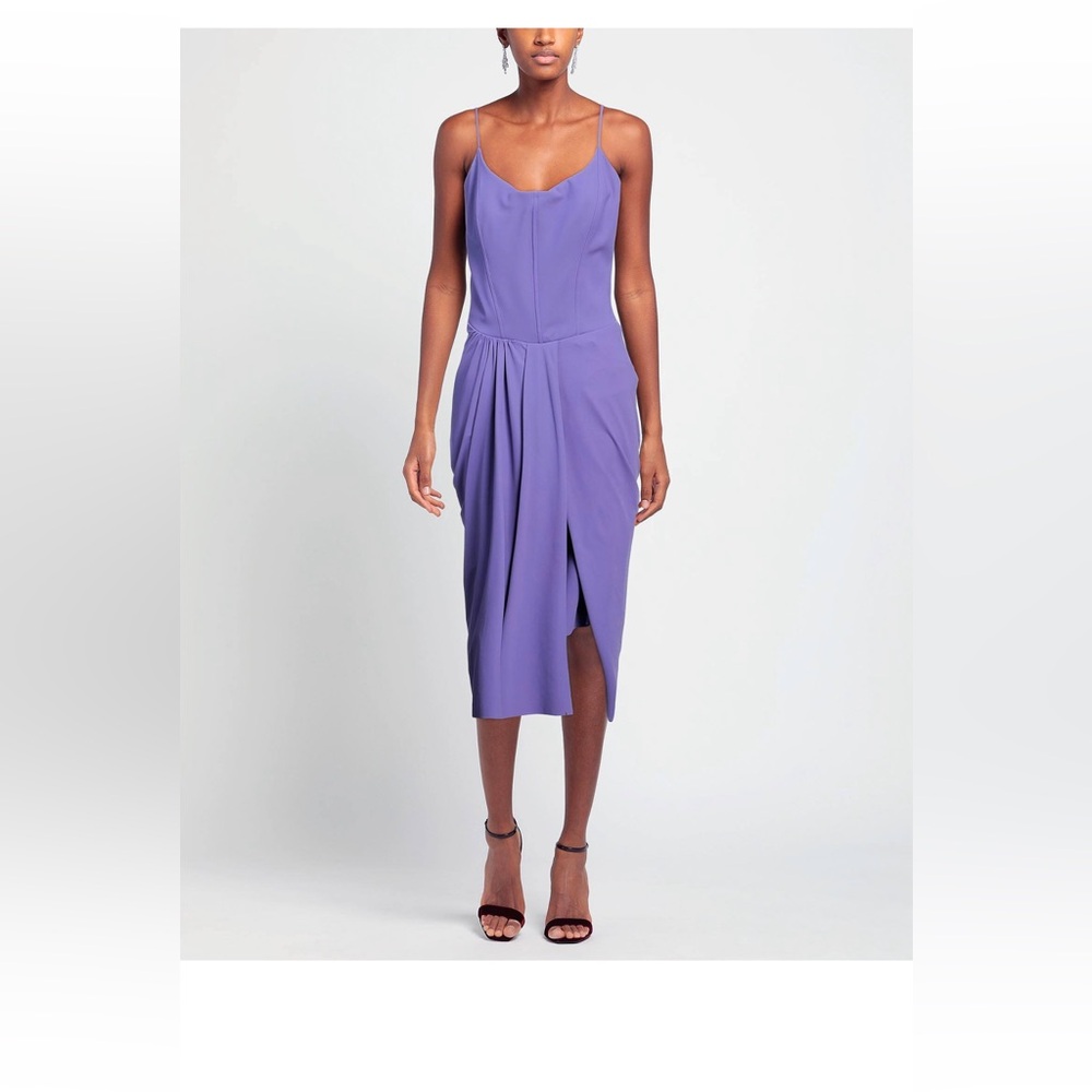 Chiara Boni Lavender Midi Dress